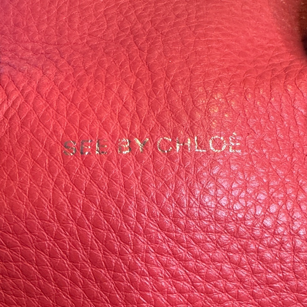 See By Chloe Pink and Black 2 Way Bag - Picture 2 of 9